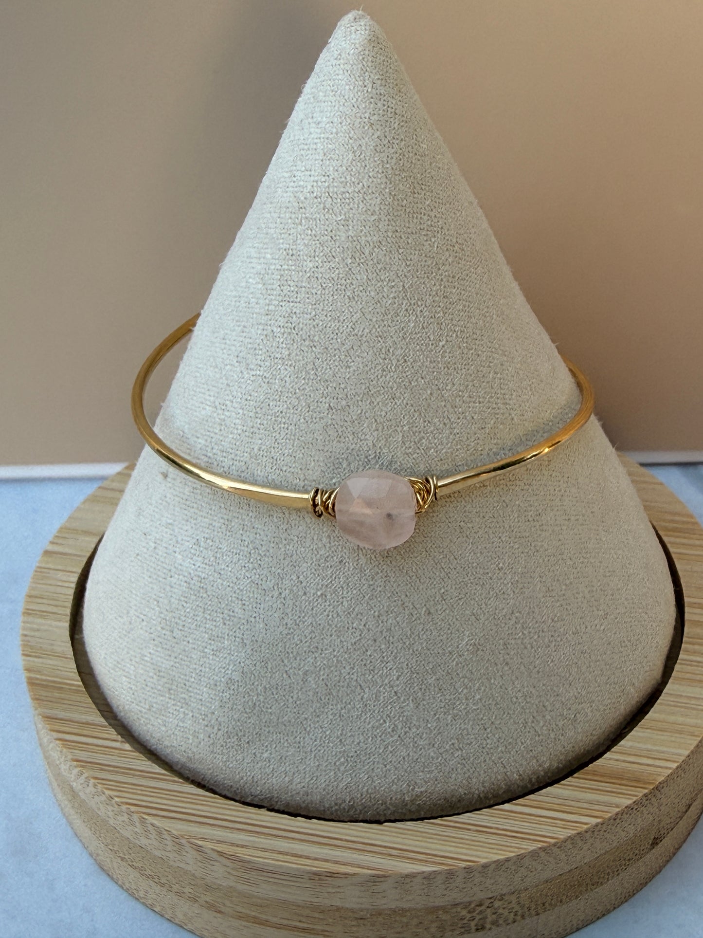 Rose Quartz Cuff