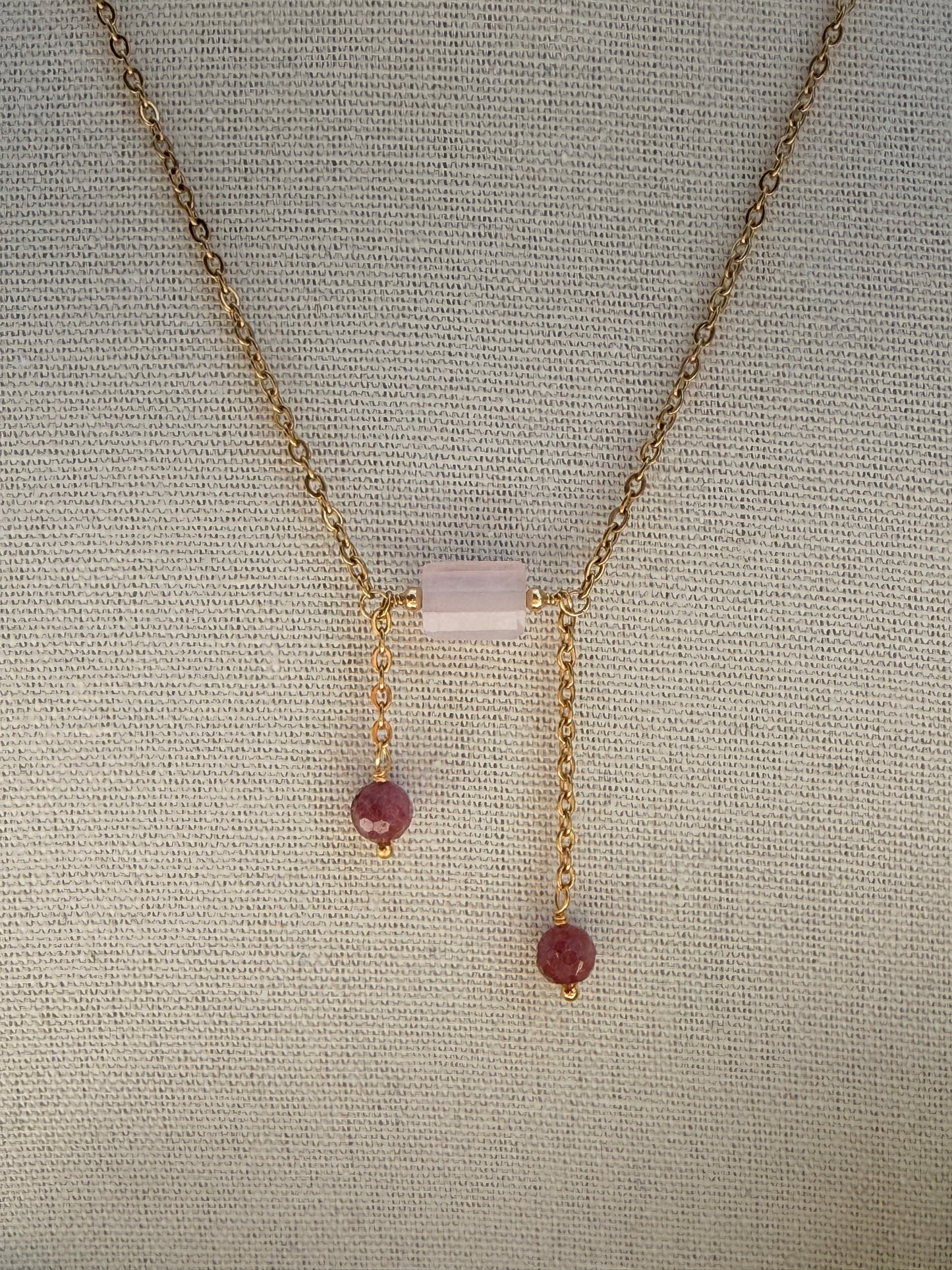 Twin Drop Necklace