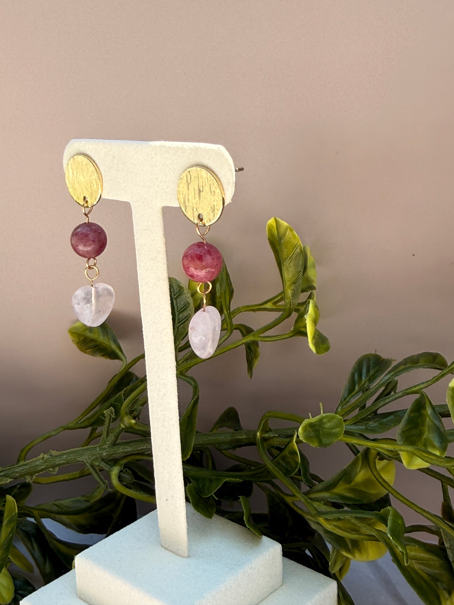 Heart Drop Earrings