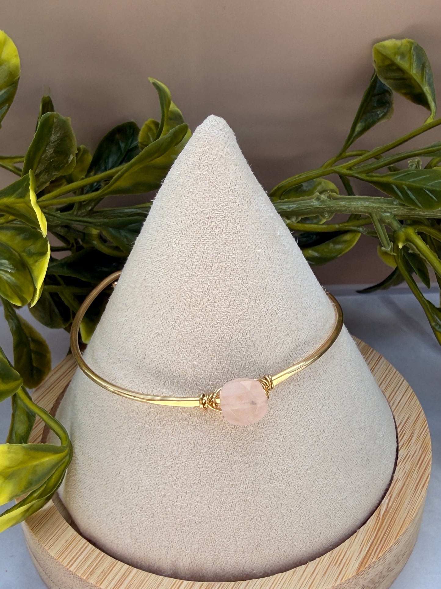 Rose Quartz Cuff