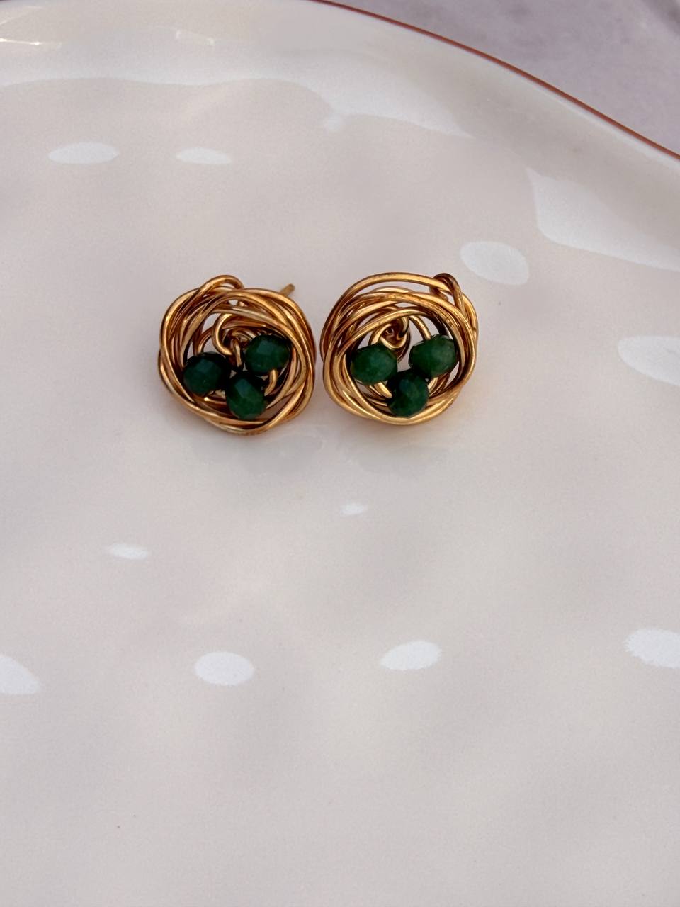 Birds Nest Studs