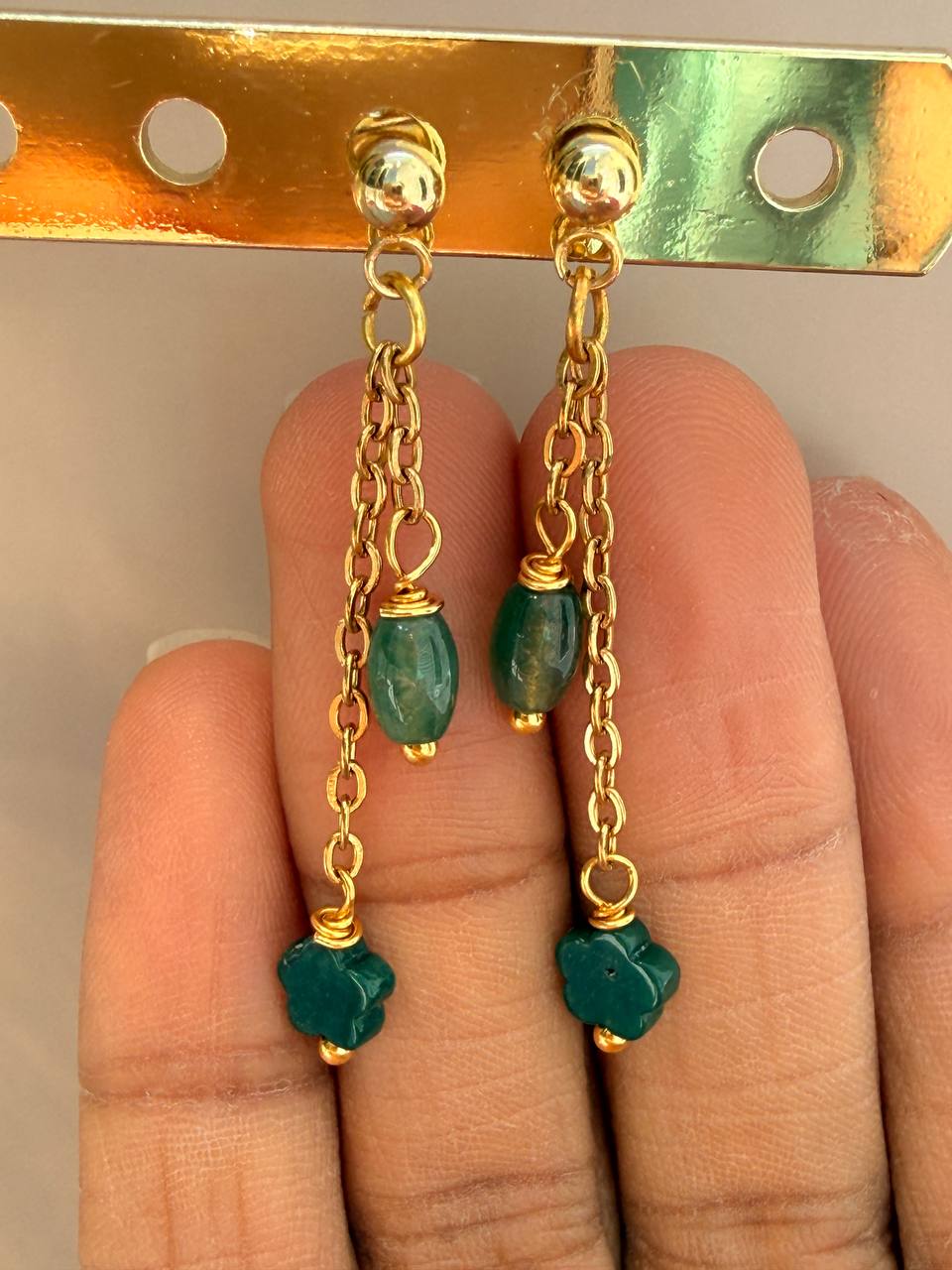Double Chain Earrings