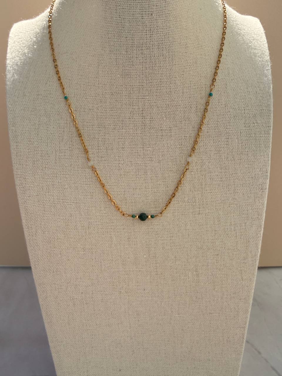 Green Drop Necklace