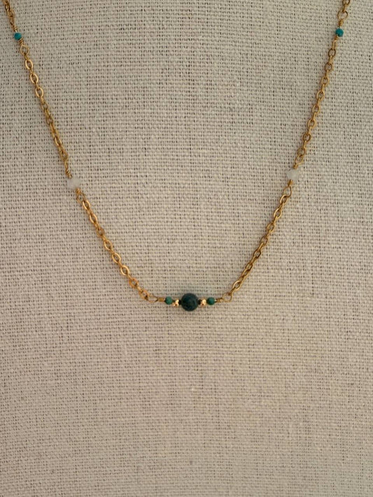 Green Drop Necklace